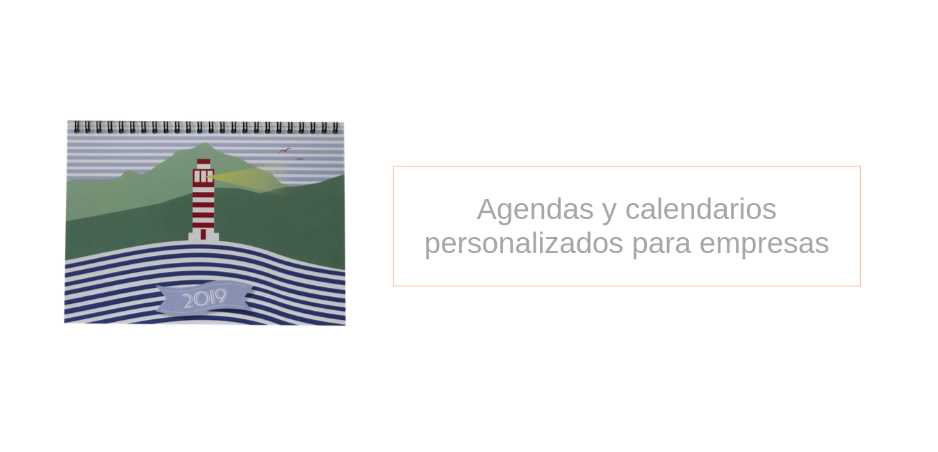 Agendas y calendarios personalizados para empresas.